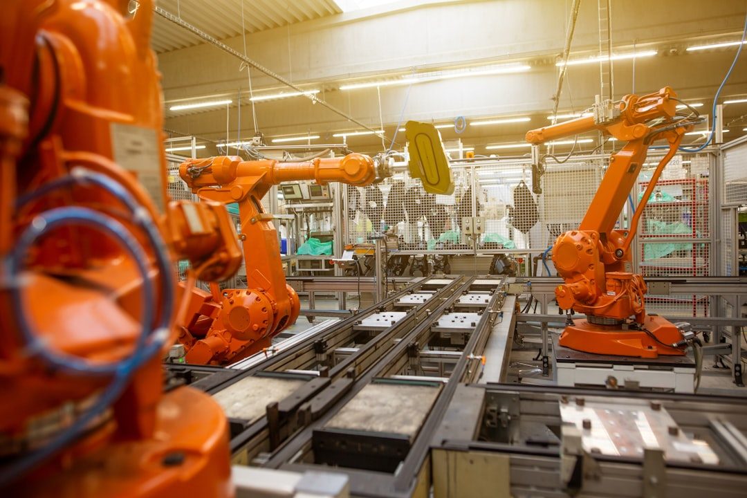 a factory filled with lots of orange machines — edge AI Powers Real-Time Decisions